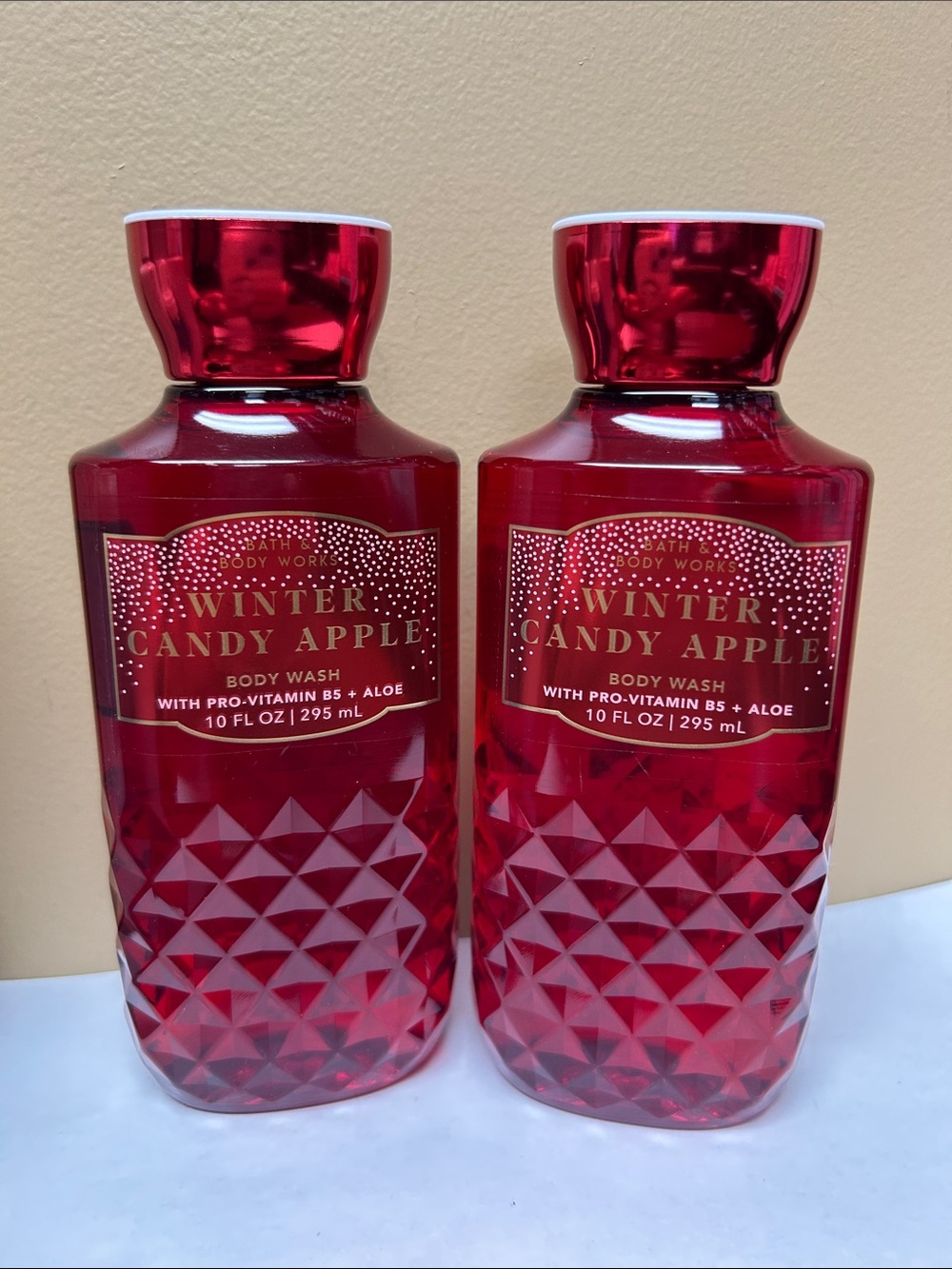 2 X Bath & Body Works Winter Candy Apple Body Wash - 10 fl oz